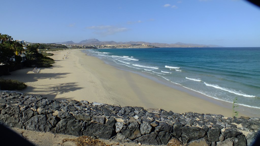 spiaggia lunghissima a Fuerteventura